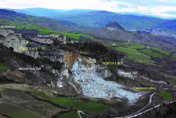 San Leo, 10 anni dopo la frana del 27 febbraio 2014